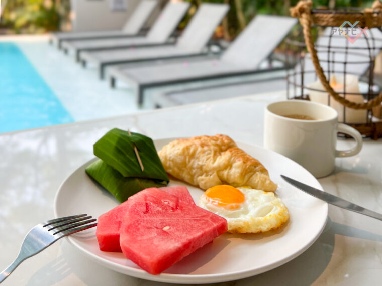 タイ・チェンマイのコスパ最高ホテル〈POR Daowadung〉朝食